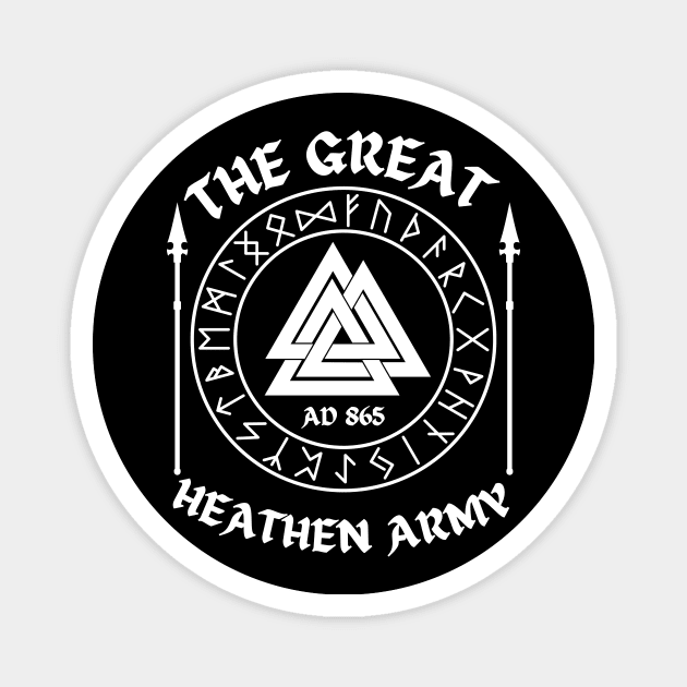 The Great Pagan Army AD865 Magnet by RaruDesigns